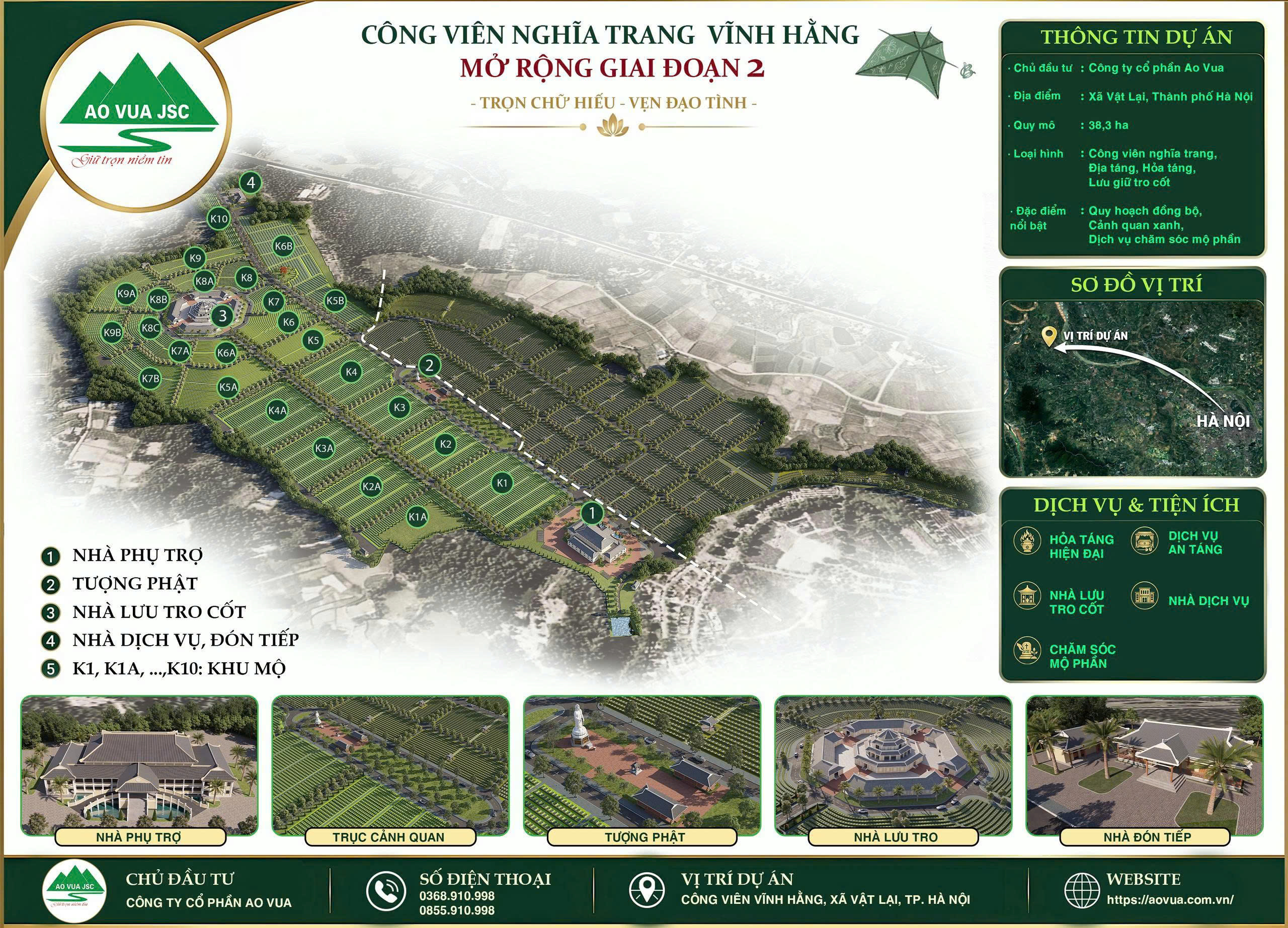 Dự án: Công Viên Nghĩa Trang Vĩnh Hằng Mở Rộng – Giai Đoạn 2